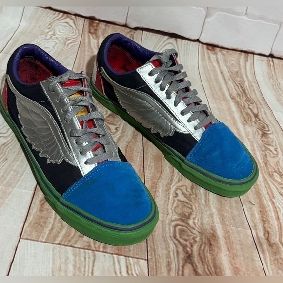 Vans Old Skool Marvel Captain America Wings Skate Shoes Men - Picture 3 of 11